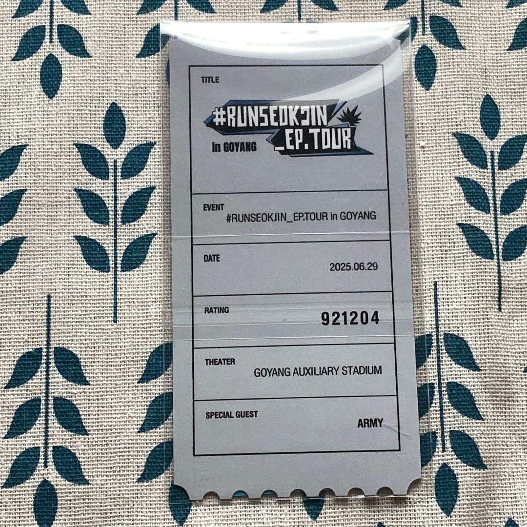 BTS RUNSEOKJIN_EP.TOUR ジン 6.29トレカの通販 by ナカゾノ's shop