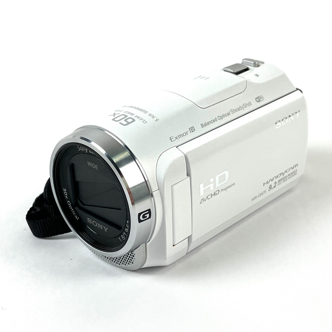 ソニー デジタルHDビデオカメラレコーダー HDR-CX675 ホワイト 中古の