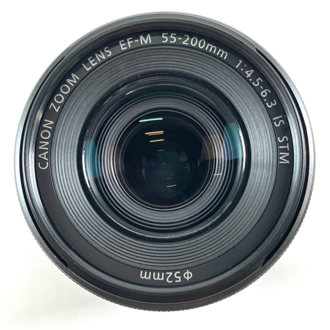キヤノン EF-M 55-200mm F4.5-6.3 IS STM ブラック 中古の通販 by