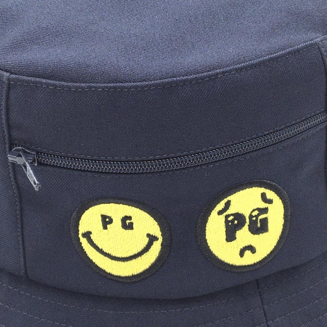 PEARLY GATES - 【超美品】パーリーゲイツ ハット ネイビー ニコちゃん