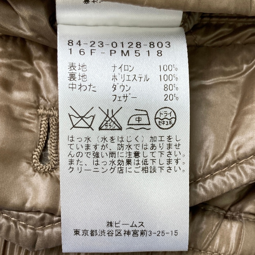 サイズ：42 BEAMS GOLF ビームスゴルフ ダウンパンツ ベージュ系