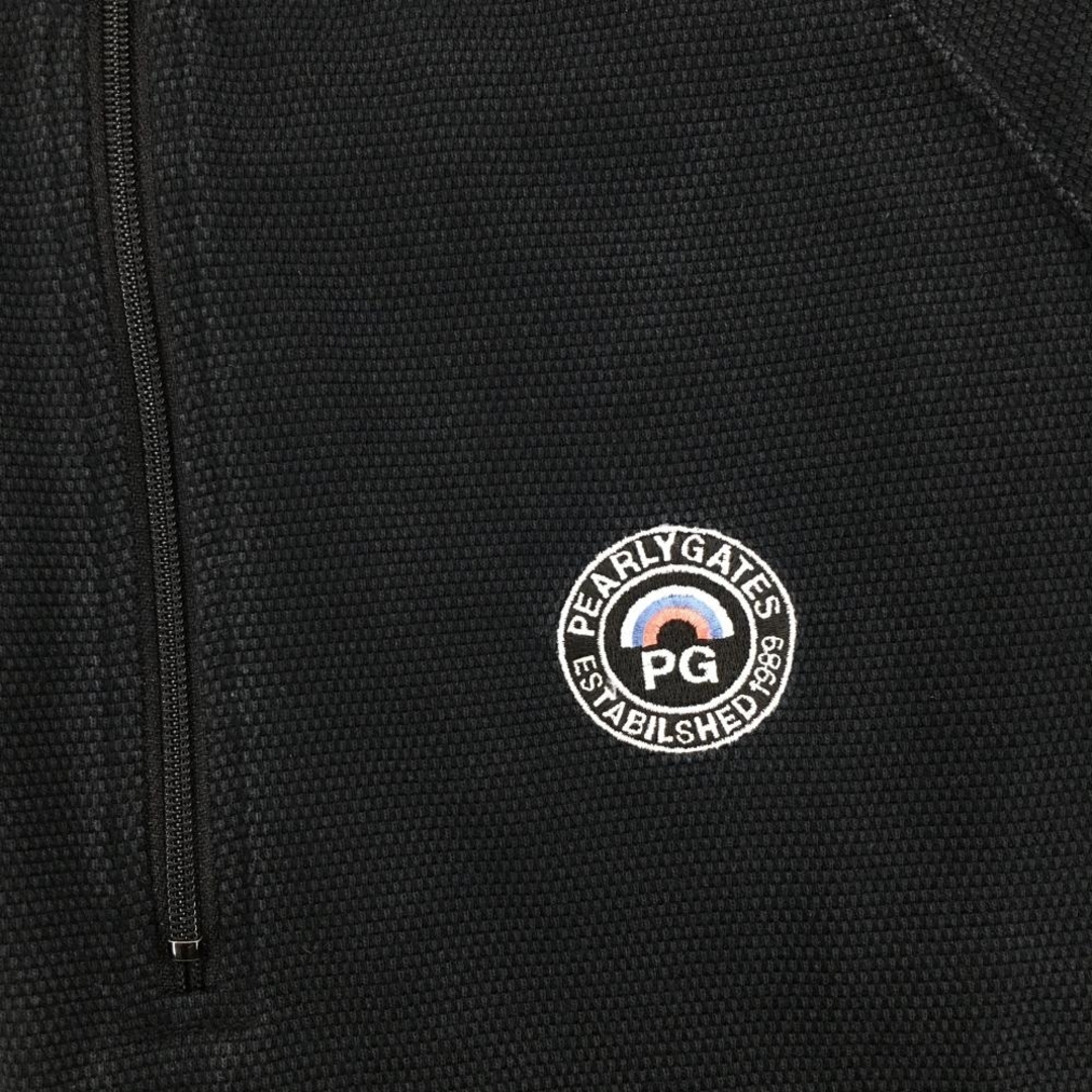 PEARLY GATES - パーリーゲイツ 長袖ハイネックシャツ ダークネイビー