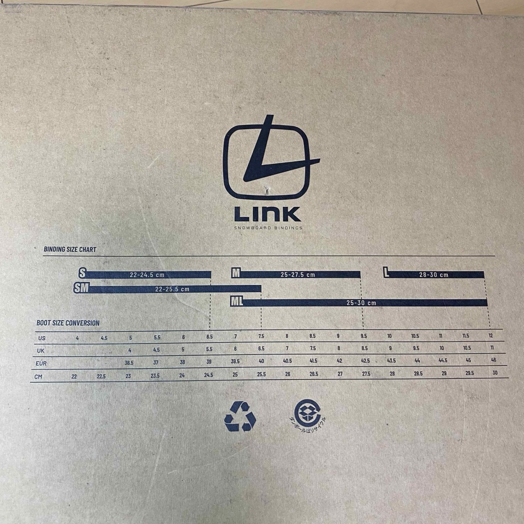 ≪新品≫ LINK BINDINGS EXKLUSIVE ビンディング Lサイズの通販 by