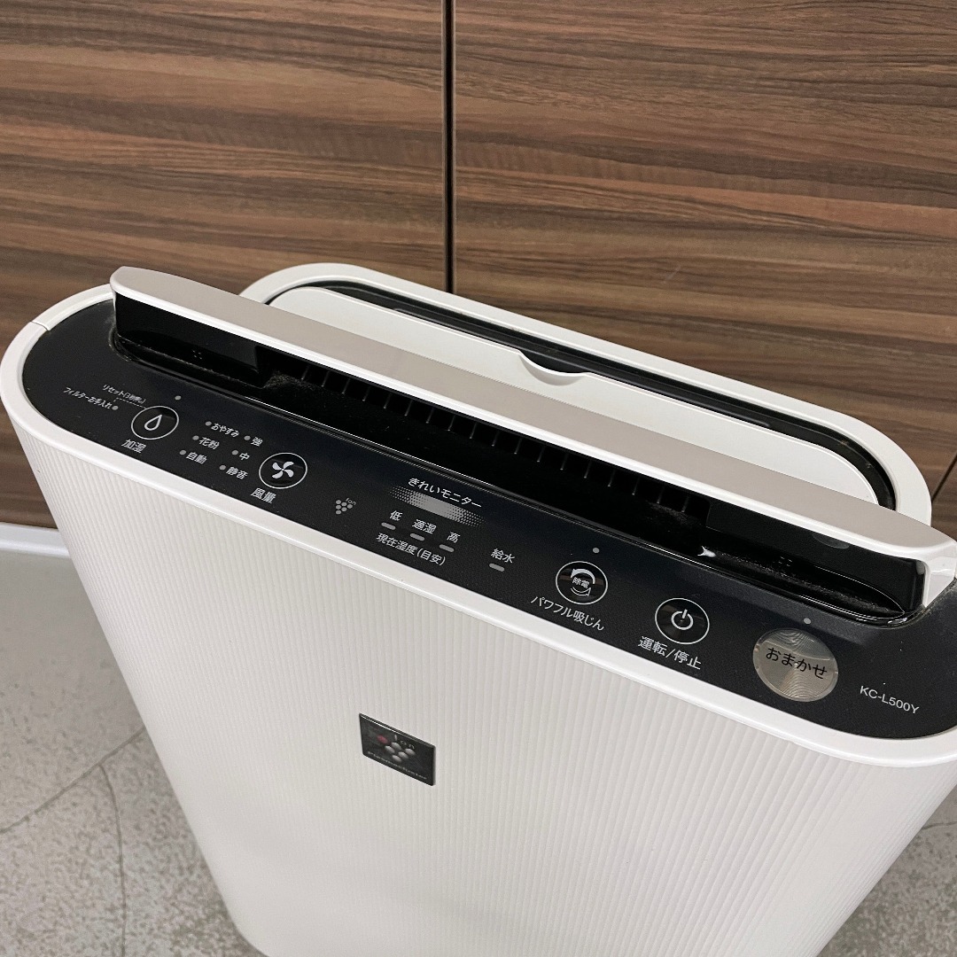SHARP - 中古☆SHARP プラズマクラスター 加湿空気清浄機 KC-L500Yの