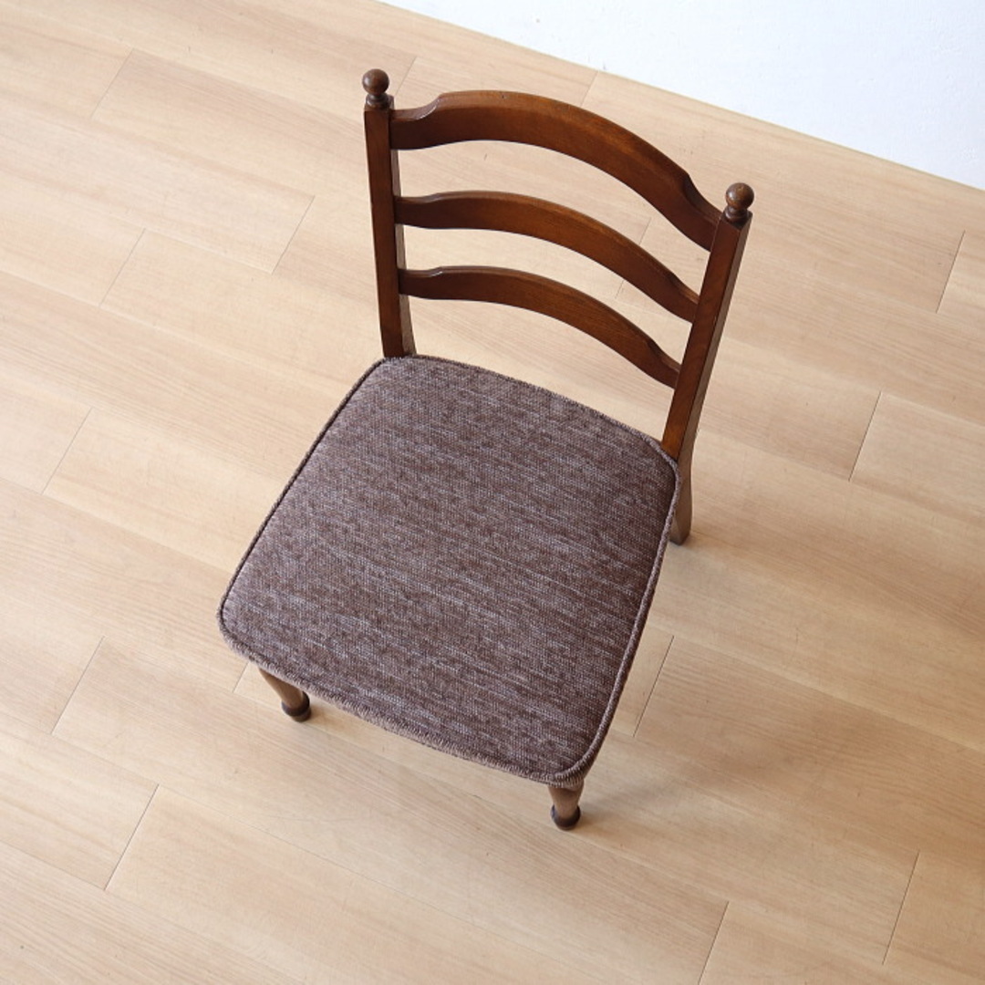 アンティーク 飛騨産業 穂高 ダイニングチェア ナラ キツツキ 無垢材①