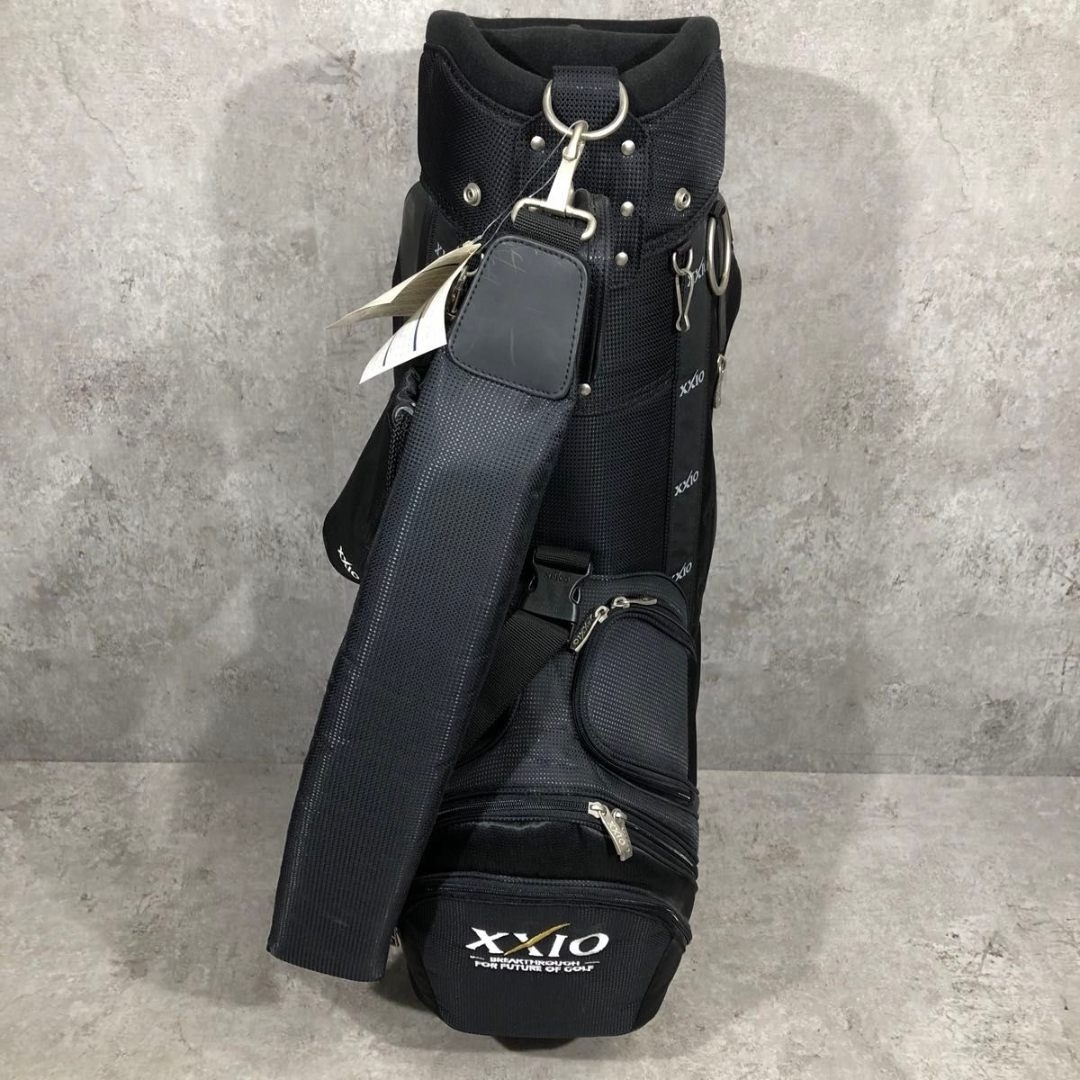 XXIO - 未使用 XXIO ゼクシオ キャディバッグ ゴルフ バッグ 黒