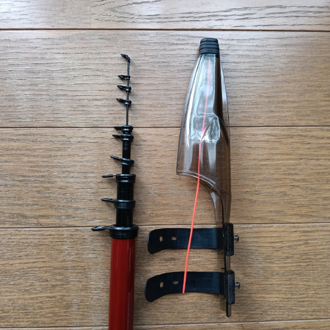 がまかつ 海上釣堀ロッド リアルスペック H400 超美品 カセ イカダ 磯 等