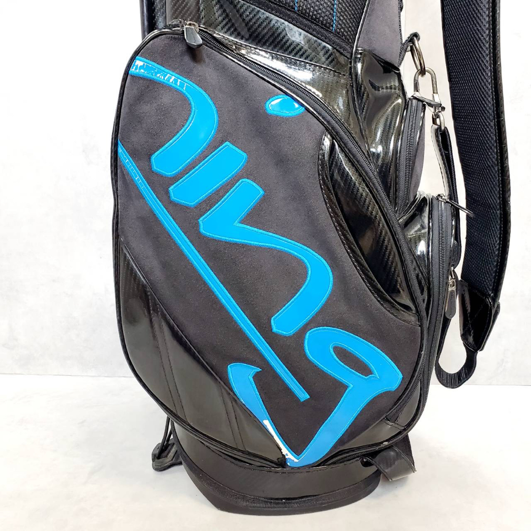 フード未使用】デザインチューニング スタンド式 キャディバッグ