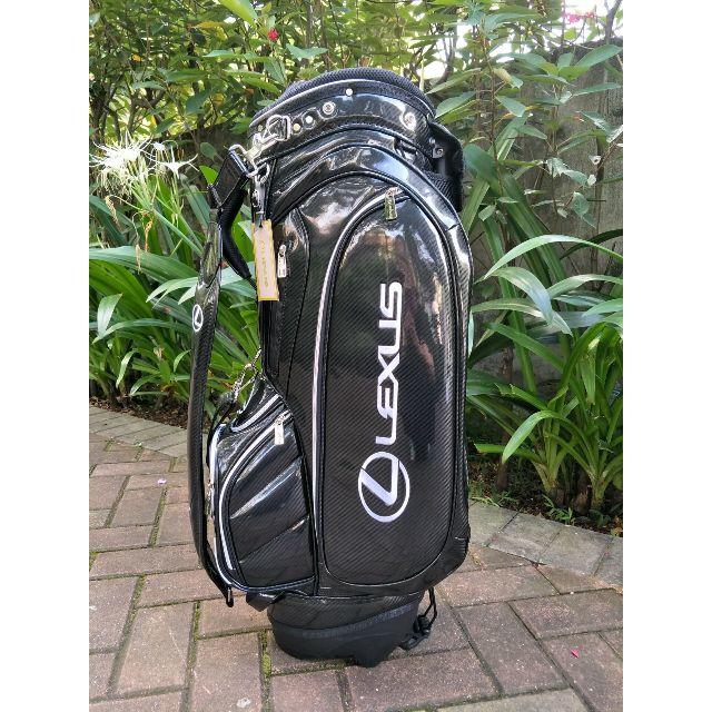 LEXUS☆レクサス☆ゴルフスタンドキャディバッグ☆ブラック☆QB139の
