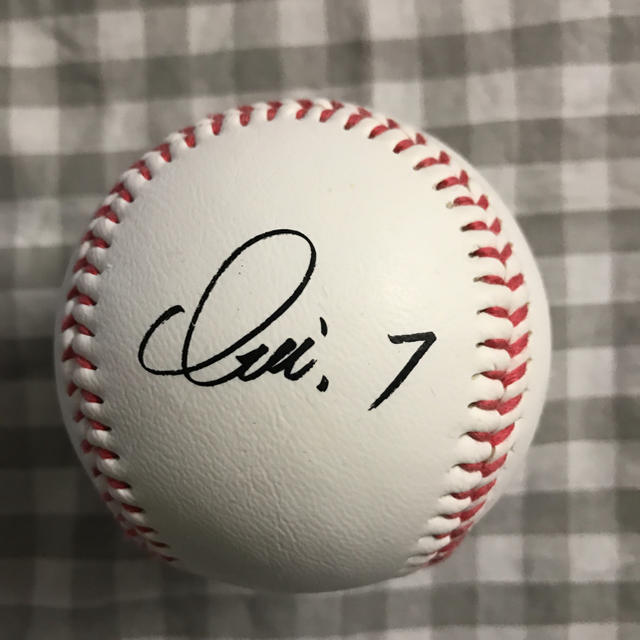 糸井嘉男 サインボール(プリント)オリックス＃7の通販 by じぇぃむ's