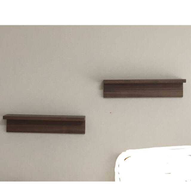 MUJI (無印良品) - 無印良品 壁に付けられる家具 2個組 棚・幅44cm