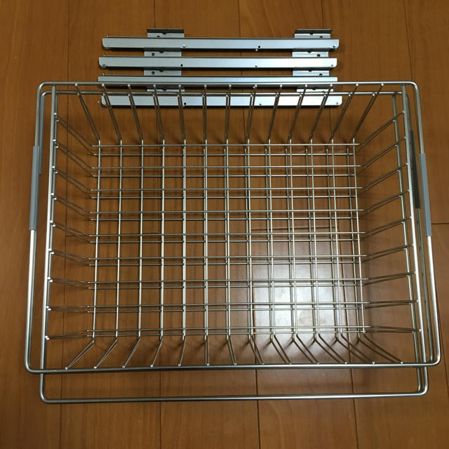 無印良品 スチールユニットシェルフ 追加用ワイヤーバスケットの通販