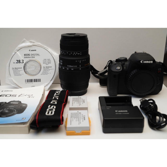 Canon kiss X7i 望遠ダブルレンズセット キャノンEos kiss x7i sigma