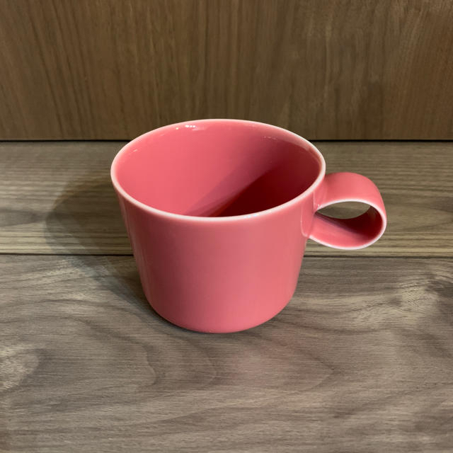 イイホシユミコ カップ ＆ プレート アンジュール ベルガモットピンク