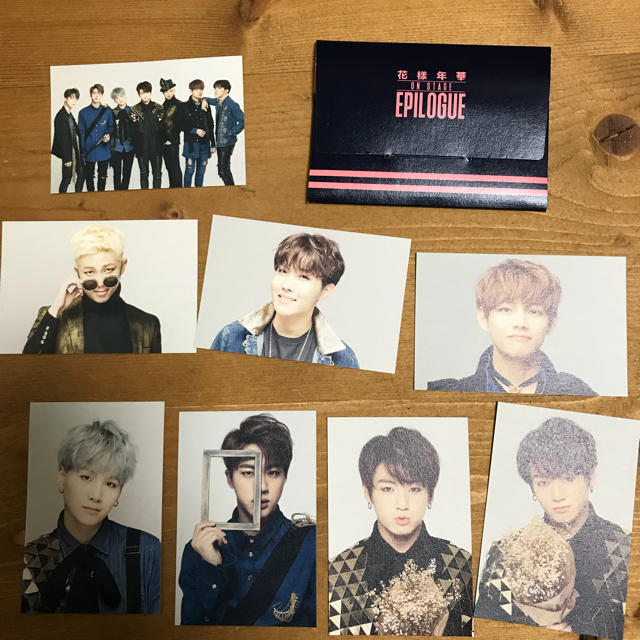 BTS 花様年華 ONSTAGE ミニフォトカード - メンバー各1+G 計8枚 BTS