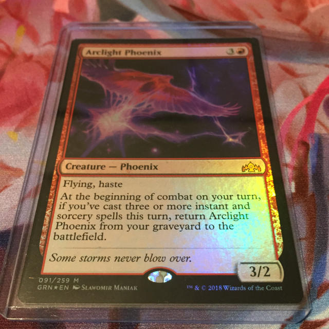 MTG 弧光のフェニックス⁄Arclight Phoenix 英 4枚 サインド arclight