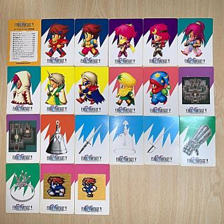 SQUARE ENIX - ファイナルファンタジー カード21枚 (FF5カード