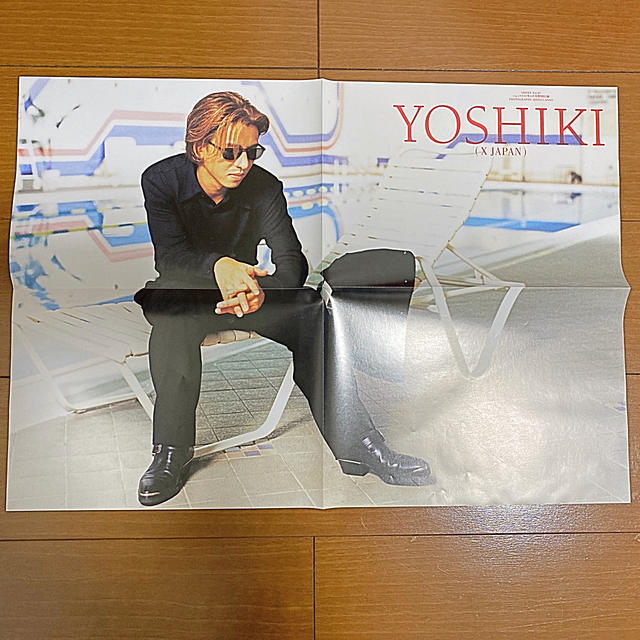 X JAPAN YOSHIKI 表紙 1997年 ショックス ポスター付きの通販 by