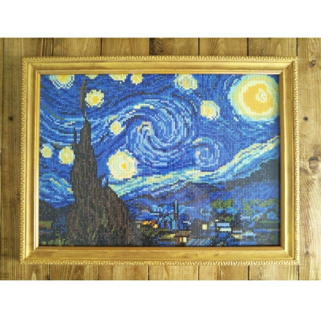 ゴッホ 星月夜 名画 ダイヤモンドアートの通販 by カフェオレ's shop