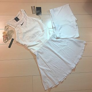 NIKE - テニスウェア ワンピース白 シャラポワモデル XSの通販 by