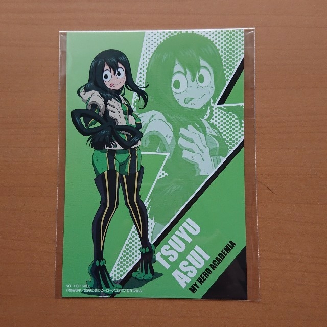 ヒロアカ☆蛙吹梅雨☆イラストカード☆新品未開封の通販 by セブン's