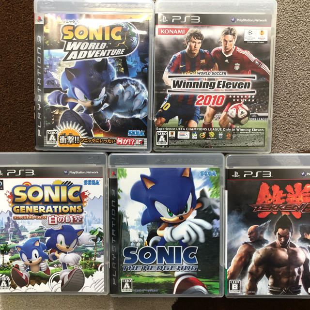 PlayStation3 - PS3 ソニック ザ ヘッジホッグ、鉄拳6、など5本セット