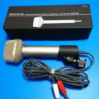 SONY - ソニーステレオ録音用マイク [ケース ・ ホルダー付き]の通販