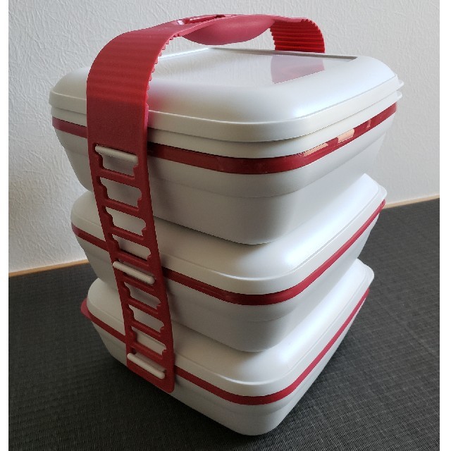 タッパーウェア ピクニックセット、皿、レトロなタッパー 4つセット