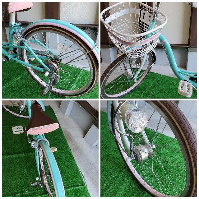 直接取引 子供用自転車 アサヒサイクル シェリール 20インチ ミント