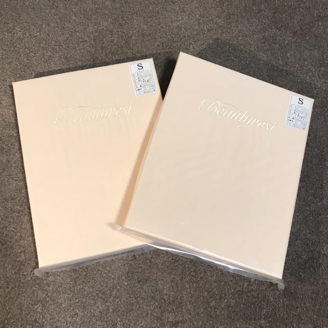 SIMMONS - 【新品】シモンズ ボックスシーツS (シングル)アイボリー2点