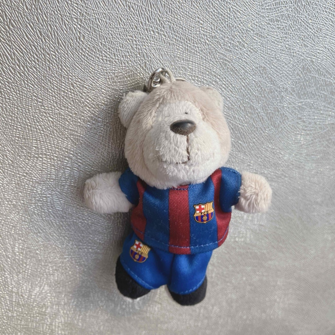 𓊆 FCBバルセロナ⚽️サッカーユニホームぬいぐるみ3つセット 𓊇 の