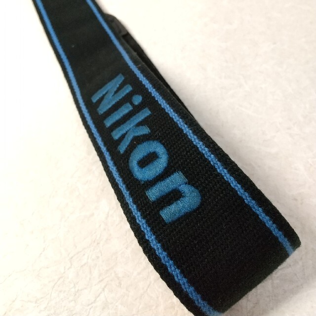 Nikonのカメラストラップ 青の通販 by Happy's shop｜ラクマ