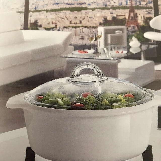 Francfranc - リュミナルク ヴィトロ フラム ブルーミング両手鍋2L