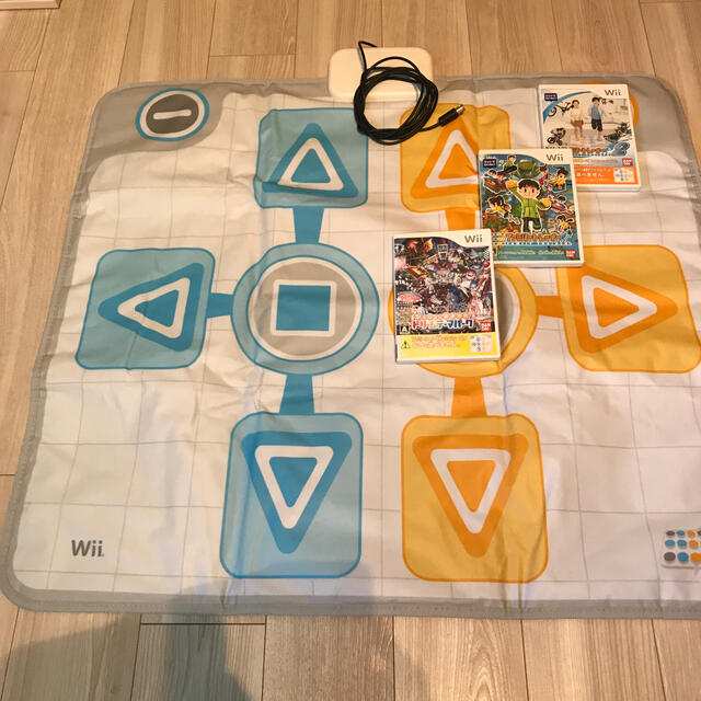 Wii - Wii ファミリートレーナー マット+ソフト3本の通販 by shin315's