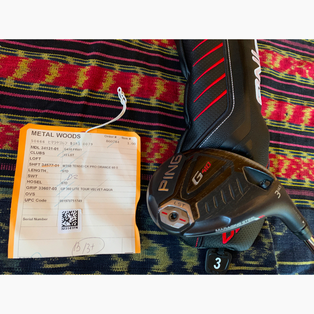 Ping G410 3w LST ヘッドのみ ヘッドカバー&レンチ付 ゴルフ 名器 PING