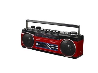 Sansui / Bluetooth対応シングルラジカセ (レッド) : Cassette Player