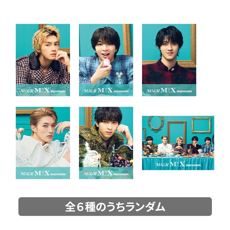 ステッカーコレクション（全6種のうちランダム1枚）/ M!LK M!Ⅹ museum
