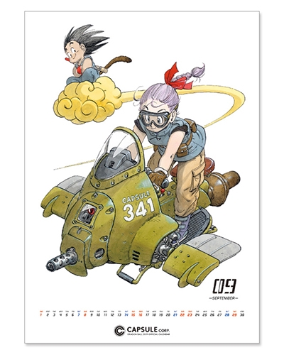 DRAGON BALL コミックカレンダー2019 壁掛けリング型 : 鳥山明