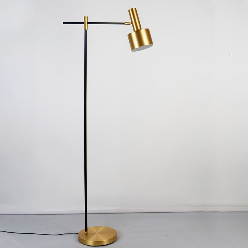 フロアスタンド スタンドライト リビング 寝室照明 レトロ ブラス色 H145cm