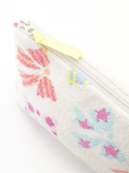 シェニール織 ポーチ（ポーチ）｜Ribbon hakka kids（リボンハッカ