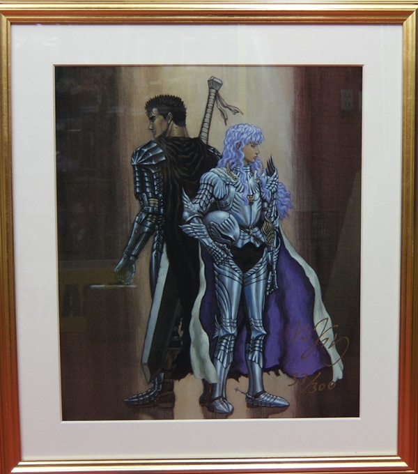 ベルセルク 手描きイラスト入りサイン色紙 ベルセルク #BERSERK