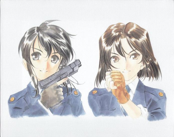 藤島康介 カラー複製イラスト「逮捕しちゃうぞ」