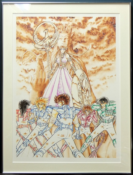 車田正美 カラー複製イラスト / 聖闘士星矢