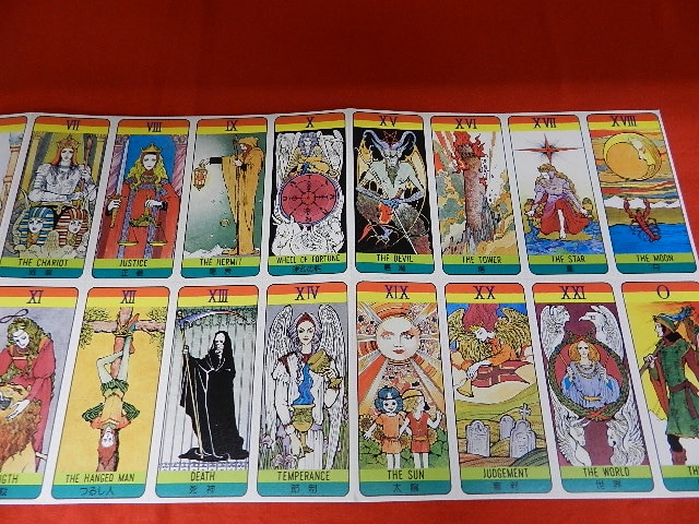 1976年(昭和51年)6月号 りぼん 付録 内田善美の恋占いタロットカード