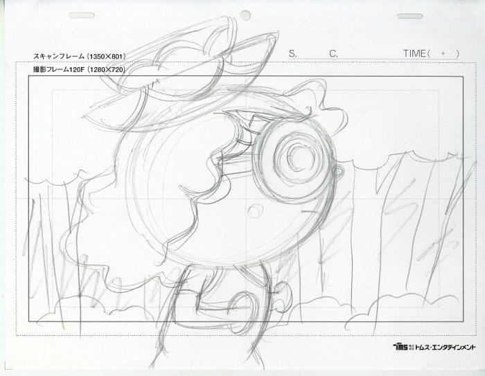 それいけ!アンパンマン ラフ原画