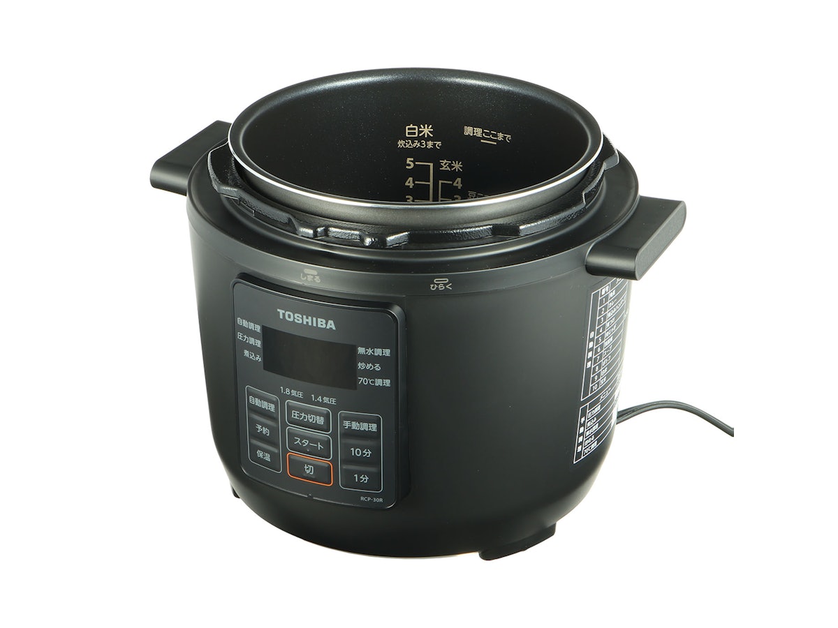 東芝ライフスタイル 電気圧力鍋 RCP-30Rをレビュー！クチコミ・評判を