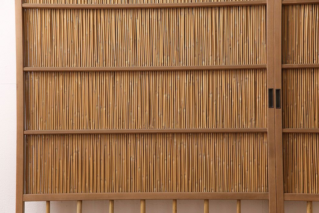 公式】アンティーク家具ラフジュ工房商品詳細ページ昭和中期の簾戸2枚