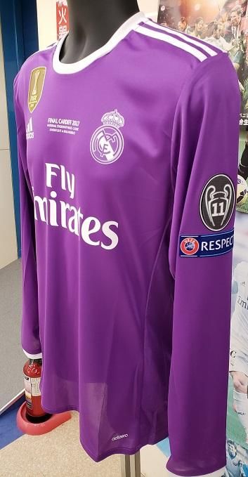 レアル、マドリード（A）16/17 選手支給 長袖 UEFA CL 決勝戦