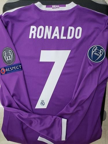 レアル、マドリード（A）16/17選手支給 長袖 UEFA CL 決勝戦