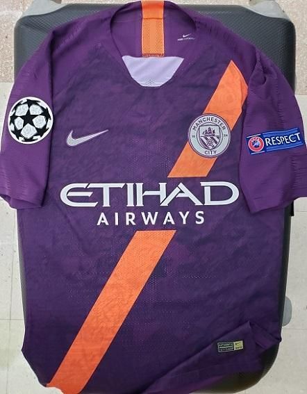 マンチェスターシティ（3rd）18/19 選手支給 UEFA CL用 N&Nセット